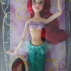 Disney Mermaid Doll with Red Hair and Purple Top